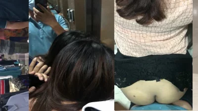 [原创]商场试衣间后入熟女，外面都是人，出来看到对面铺面店员诧异的眼光